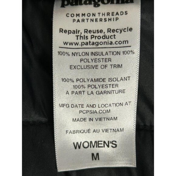 Patagonia Women's Full Zip Kai Lee Parka Jacket in Black - Sz M - Picture 7 of 9